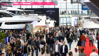 boot Düsseldorf 2026 exhibition hallsat Messe Düsseldorf with international marine industry showcases