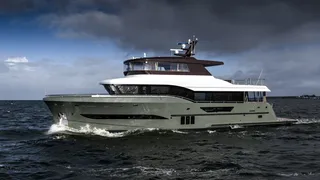 Second 26m Steeler Ocean Explorer 85 yacht Moss completes first sea trials