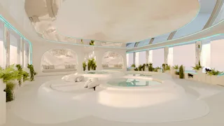 Swisship unveils 96m superyacht concept designed around "wellness on water"