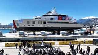 Nebula Yacht launches 58m superyacht Amanda in Turkey