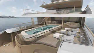 Swisship unveils 96m superyacht concept designed around "wellness on water"