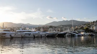 MYBA Charter Show motor and sailing yachts on display