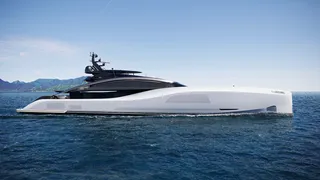 ISA Yachts and Lobanov Design unveil sculptural 70m Blade design for grand sport segment