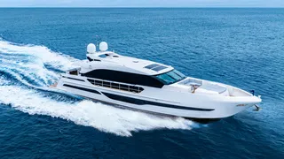 Custom 27m Horizon ES88 motor yacht KEΦI launched
