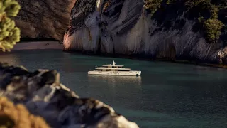 B.Neos 40M: The sailing yacht-inspired motor yacht prioritising silence over volume