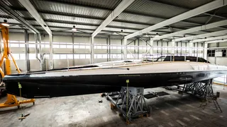 Ferrari shares first look at hull of 30m in-build Hypersail racing yacht
