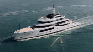 Third Amels 80 superyacht Project Zurich on sea trials