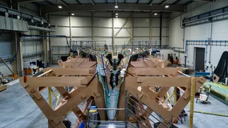 Global Yacht Technology reaches construction milestone on 31m trimaran yacht