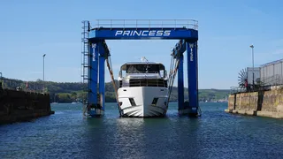 first 27m princess x90 yacht model launch