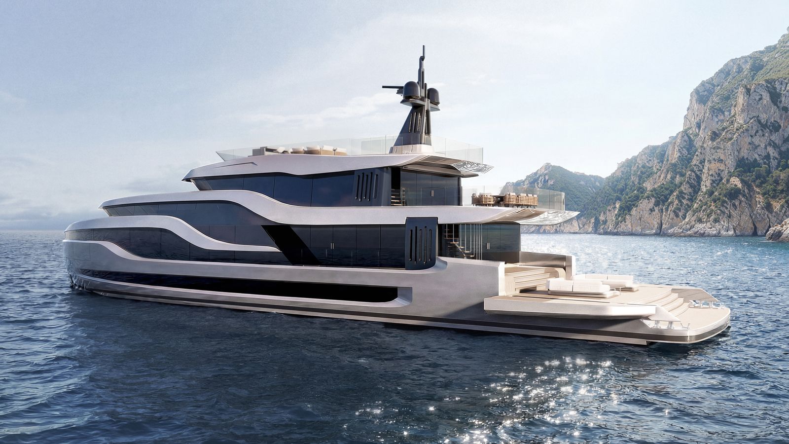 Antonio Luxardo unveils all-aluminium Amer 42A superyacht