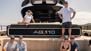 ab110 yacht and crew