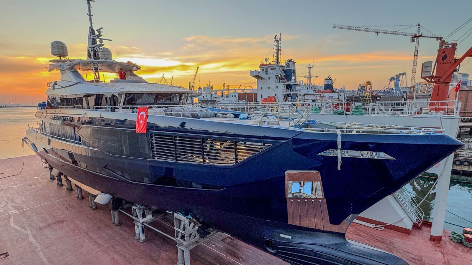 Dearsan Shipyard launches 50m superyacht Queen Yaz