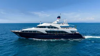 37m motor yacht kos completes refit with Lusben