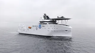 Vard begins construction on 100m RV6000 for Gabe Newell's marine research organisation Inkfish