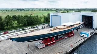 World's first "zero fossil-fuel" sailing yacht unveiled ahead of launch