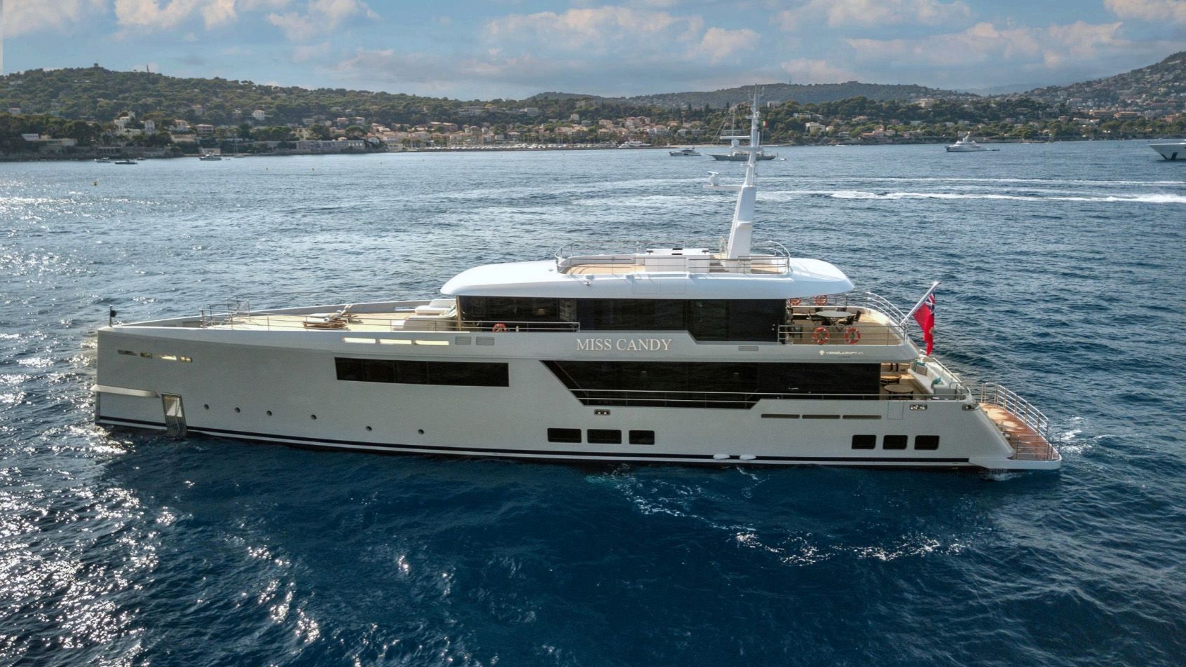 New CA on 45m Versilcraft motor yacht Miss Candy