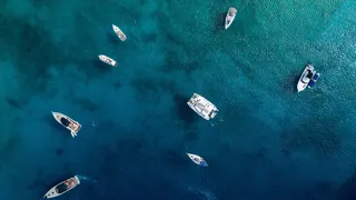 yachts in the sea