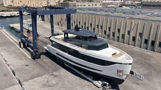 Arcadia Yachts' second A80 model hits the water