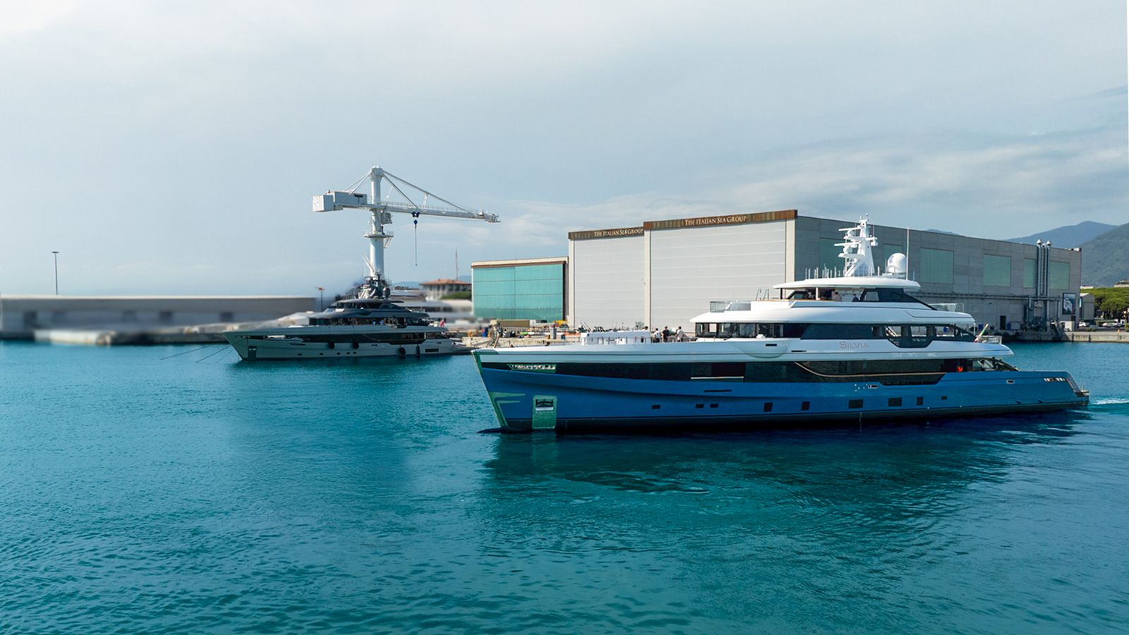 Second Admiral Panorama superyacht Silvia hits the water