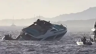 30m Amer motor yacht Angiola sinks off the coast of Capo Ferro, Sardinia