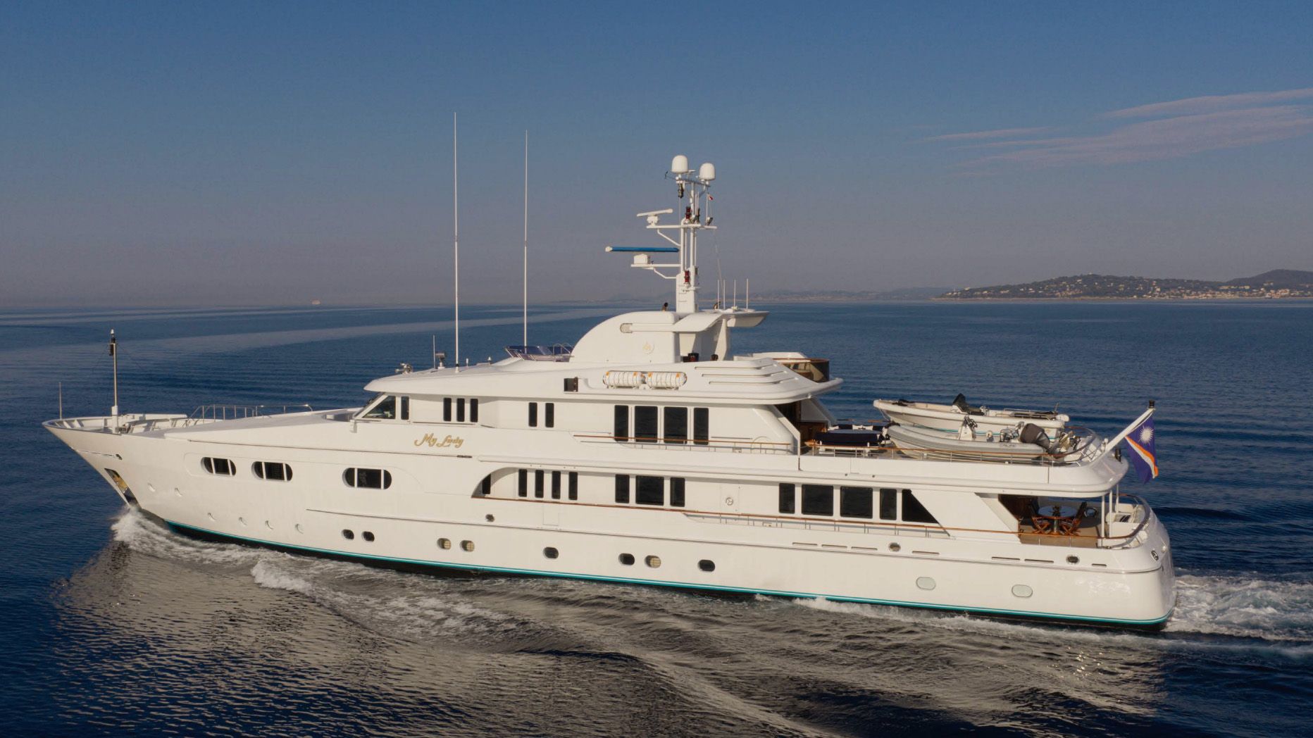 50m Hakvoort motor yacht My Lady newly listed for sale