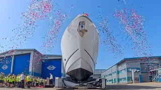 Sunseeker's first Manhattan 94 yacht officially launched ahead of Cannes debut