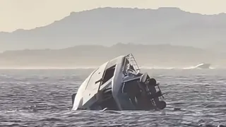 30m Amer motor yacht Angiola sinks off the coast of Capo Ferro, Sardinia