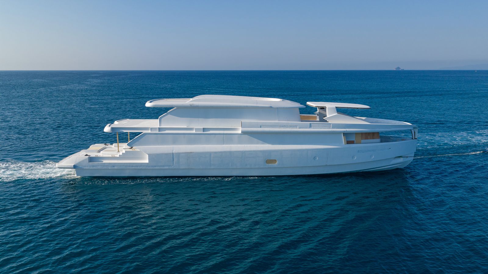 First Maiora 42 Exuma moves to outfitting in Viareggio, Italy