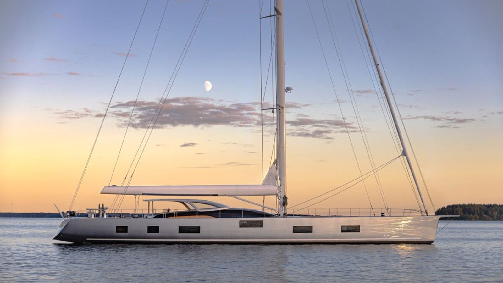 37m Baltic 121 Custom sloop sailing yacht Alice delivered to owner