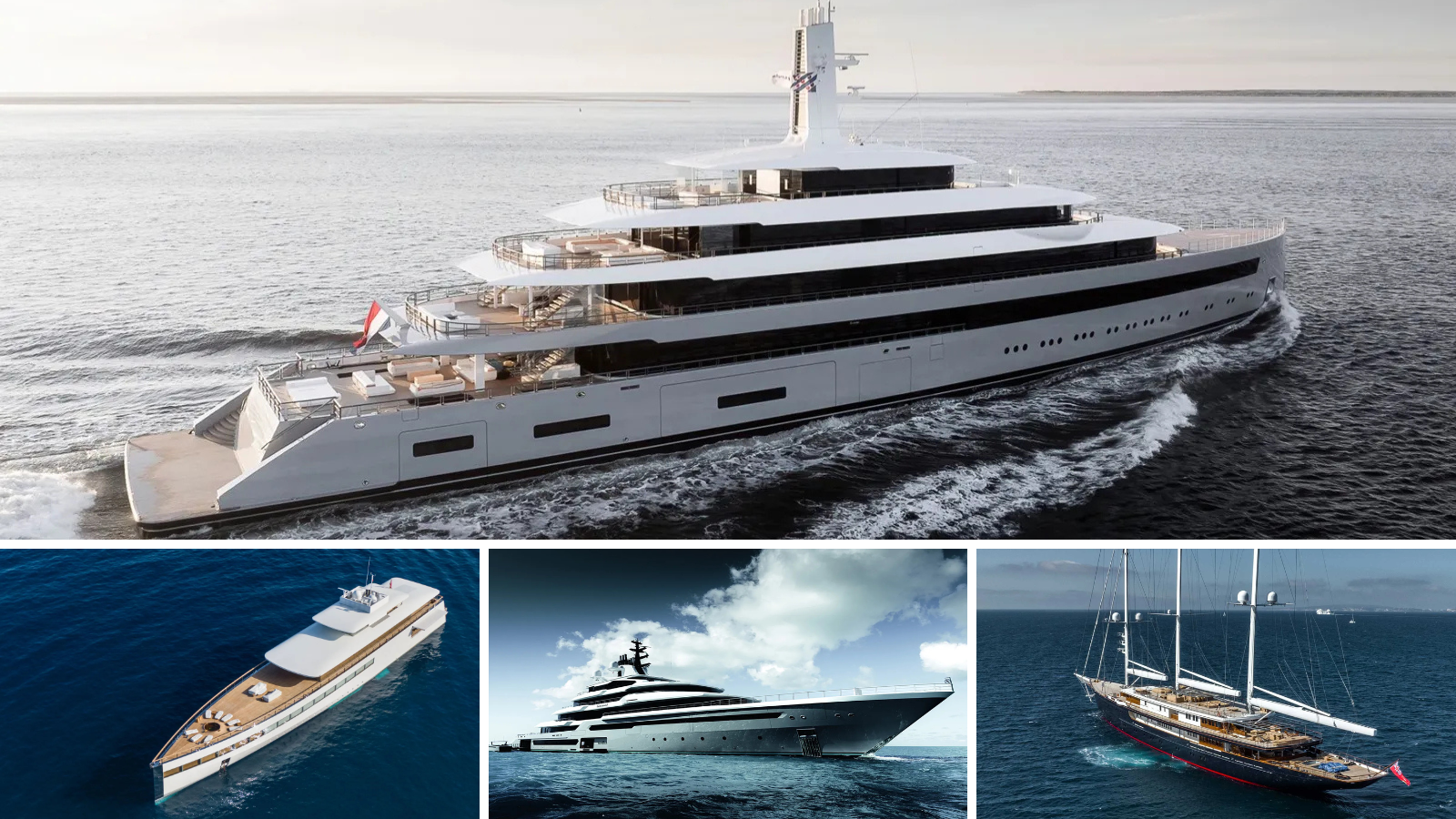 The superyachts owned by the world's biggest tech billionaires