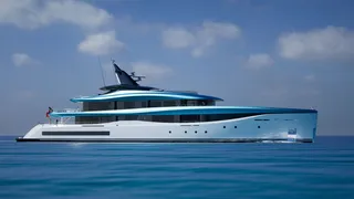 Aruby 70-metre superyacht by Abeking & Rasmussen exterior profile