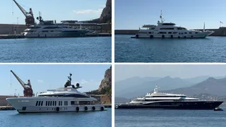 yachts spotted in the med