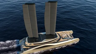 VPLP 76m mega catamaran concept