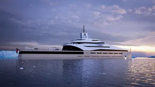 Alexander McDiarmid lifts lid on 130m explorer yacht with dual helicopter