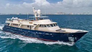 38m Breaux Baycraft classic yacht blu for sale