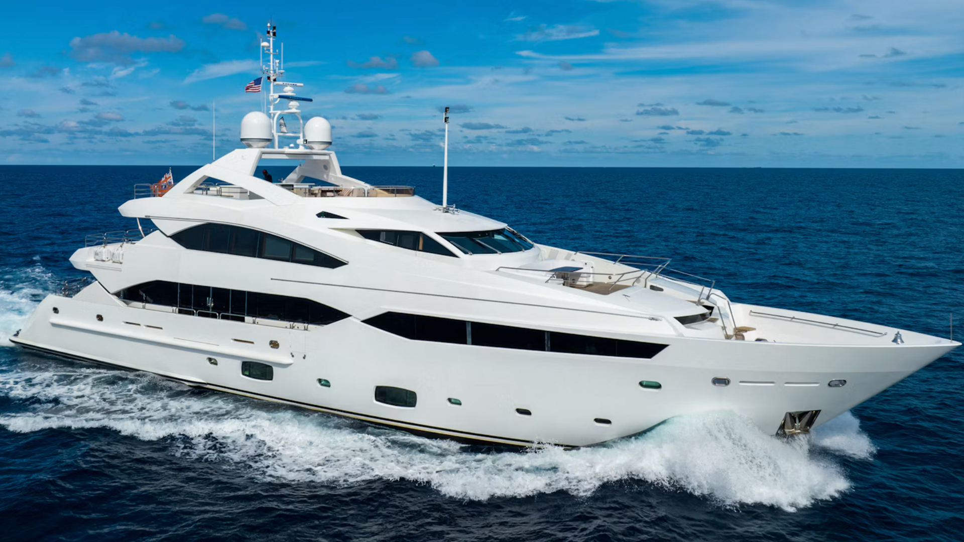 40m Sunseeker motor yacht About Time returns to market