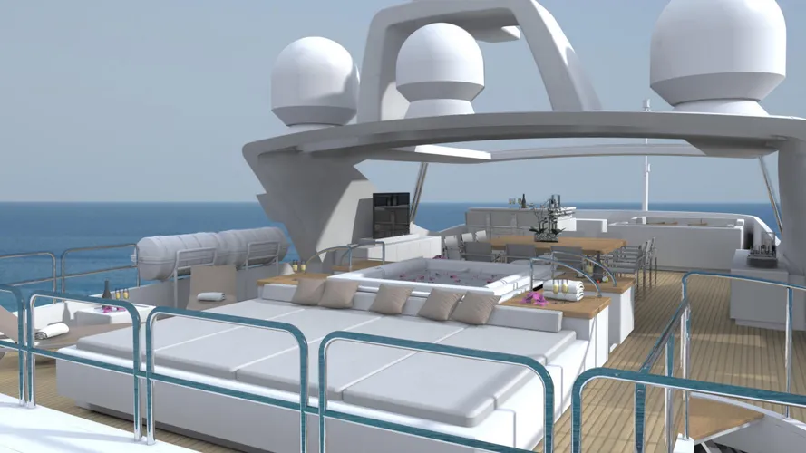 oceano 46 motoryacht overmarine 46m 2018 rendering sundeck