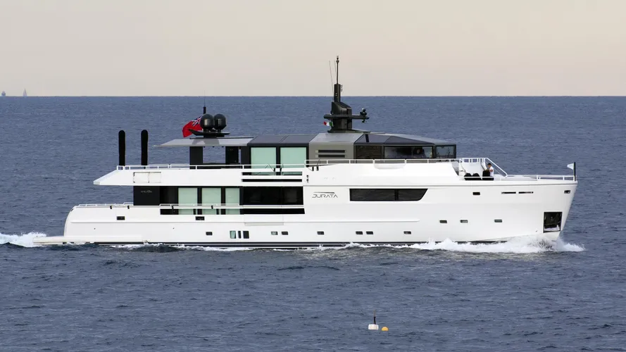 jurata motor yacht arcadia 115 2014 35m cruising profile