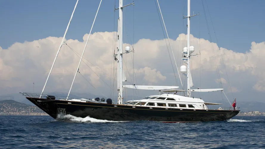 the aquarius sailing yacht perini navi 1990 46m profile
