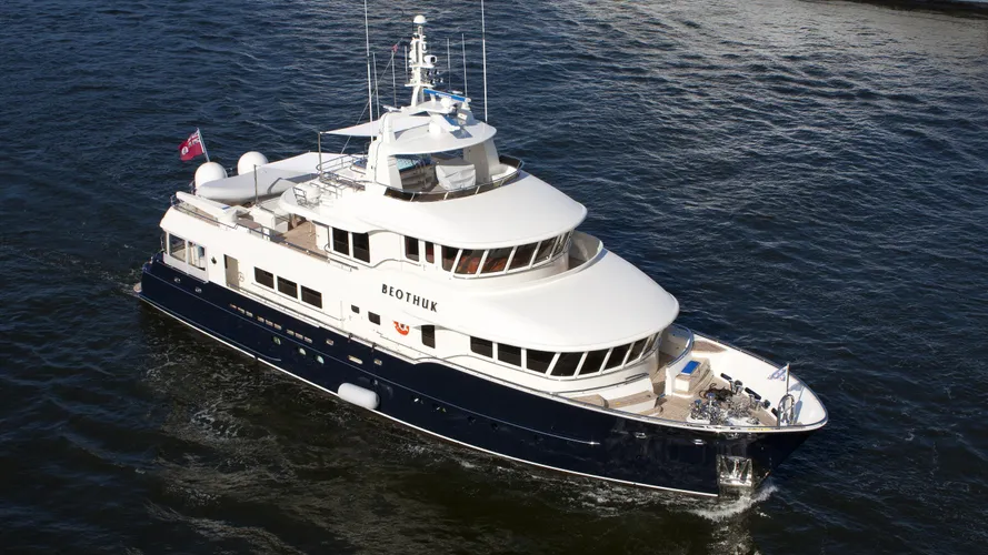 beothuk-ii-explorer-yacht-kuipers-2008-31m-aerial