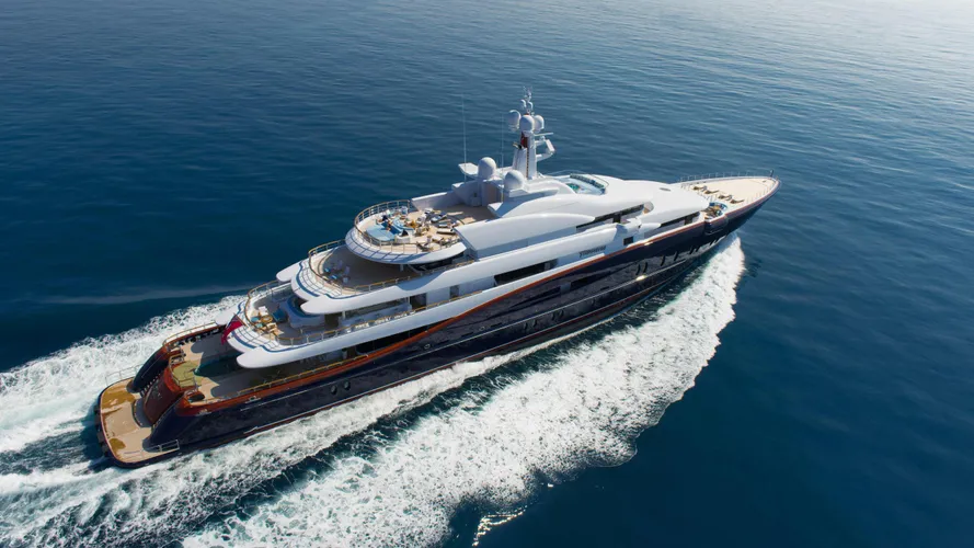 nirvana-motor-yacht-oceanco-2012-88m-aerial-cruising