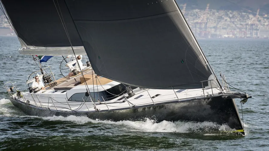 ammonite sailing yacht sws 2016 25m running half profile