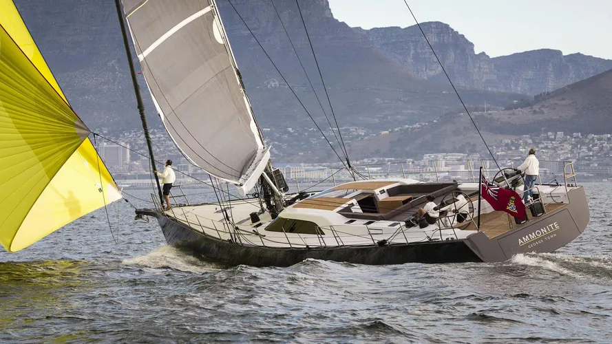 ammonite sailing yacht sws 2016 25m running half stern