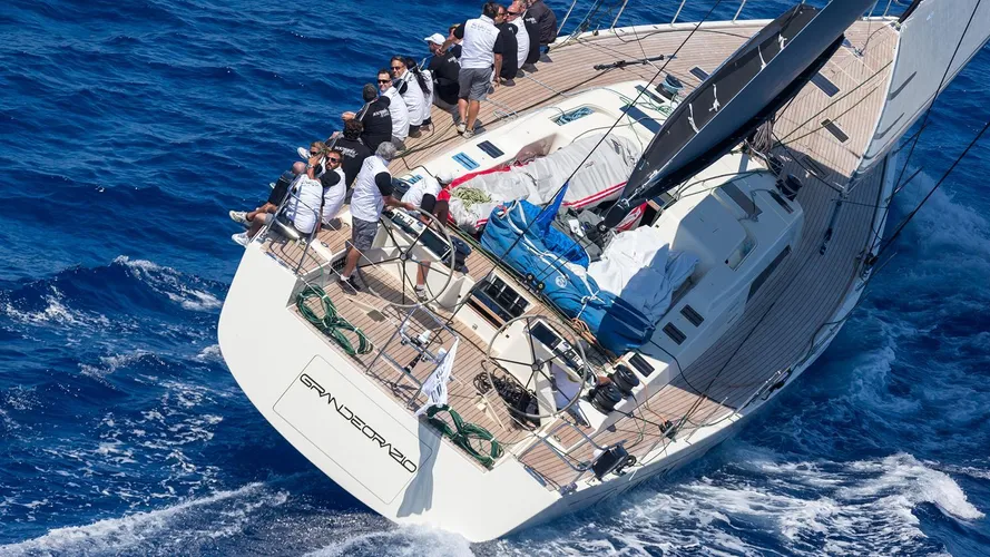 grande orazio sailing yacht sws 2014 25m running half stern