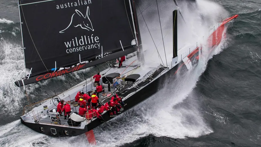 comanche sailing yacht hodgdon yachts 2014 30m aerial