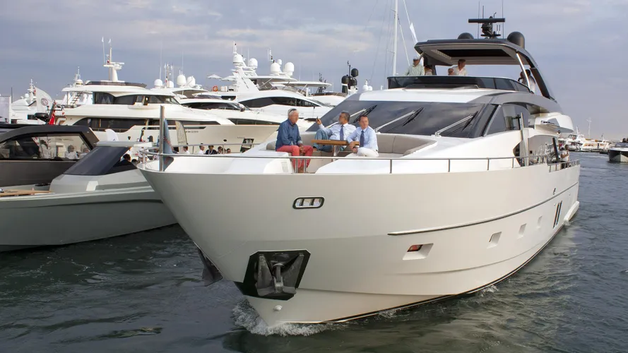 adriatic motor yacht sanlorenzo sl 86 2015 27m half profile