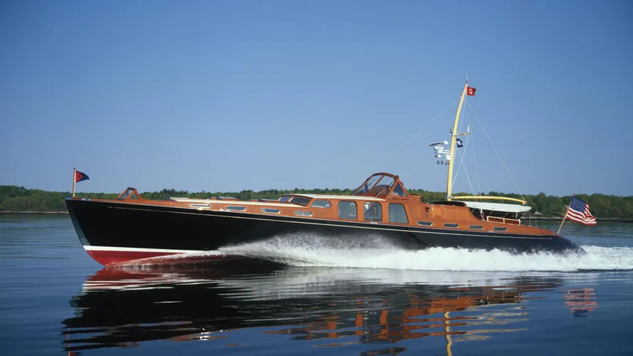 Liberty yacht running
