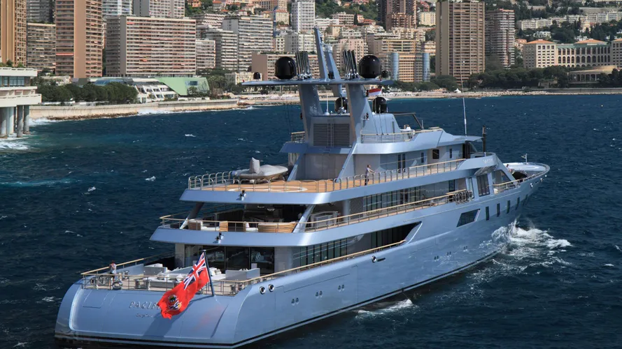 Pacific yacht running