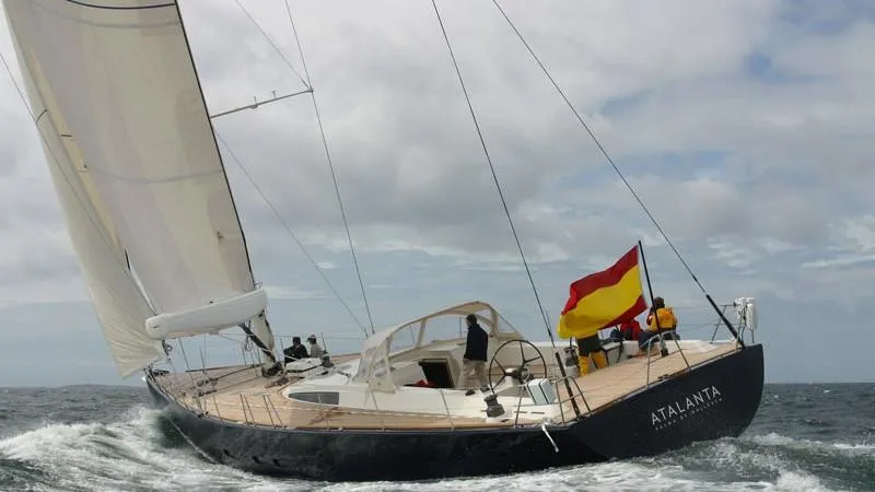 ikigai take five sejaa atalanta sailing yacht jfa 25m 2002 half stern before refit
