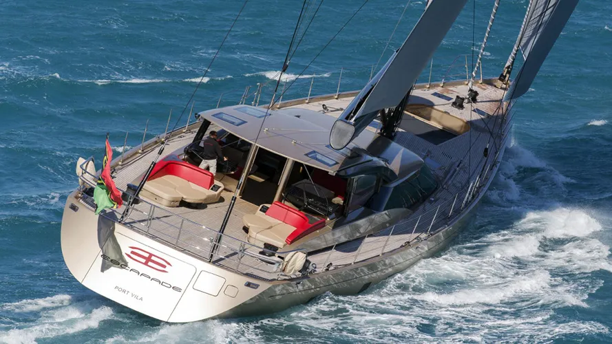 escapade sailing yacht fitzroy yachts 39m 2014 half stern